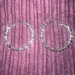 Elegant Silver Hoop Earrings